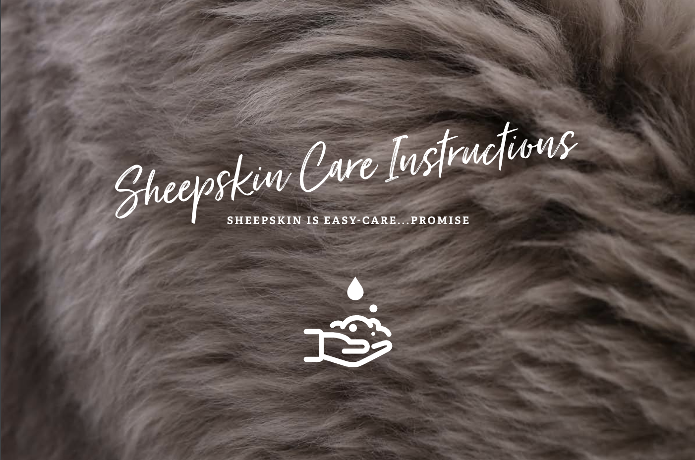 Caring for your sheepskin rugs