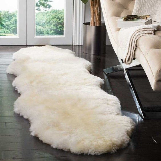 Longwool Double Sheepskin Rug (2 ft x 6 ft)