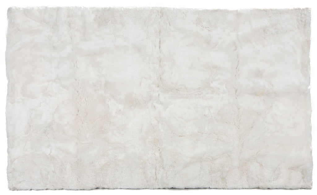 Longwool Sheepskin Straight Edge Design Rug
