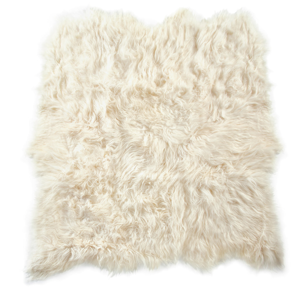 Arctic Icelandic Sheepskin Sexto (6 ft x 6 ft)