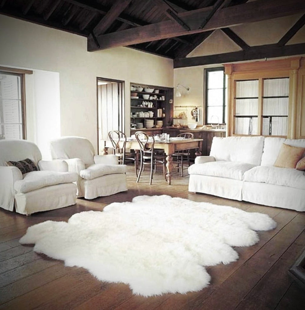 Longwool Octo Sheepskin Rug (6 ft x 7 ft)